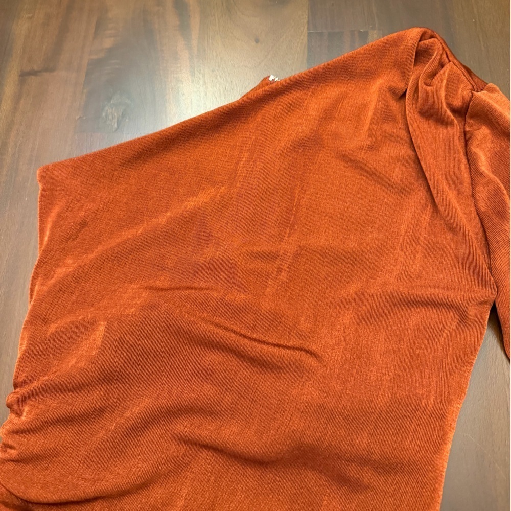 ALIX NYC Jordan One Shoulder Mini Dress Copper (106) - Picture 5 of 8